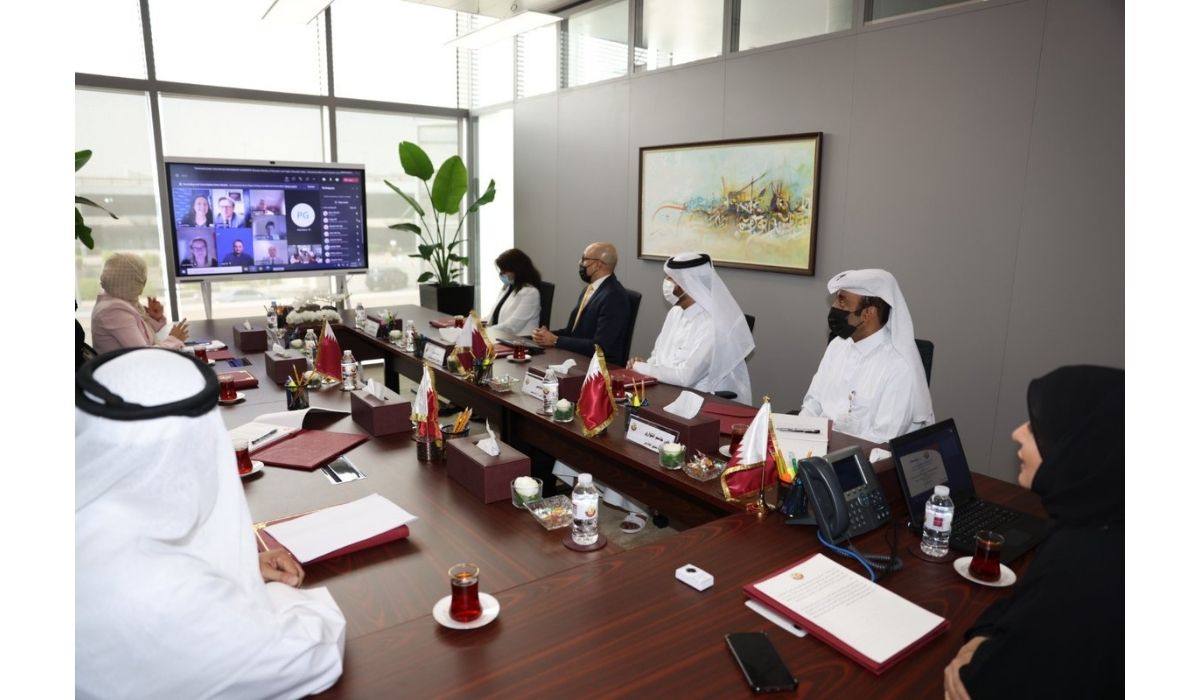 Ministry of Education Officials during signing agreement
